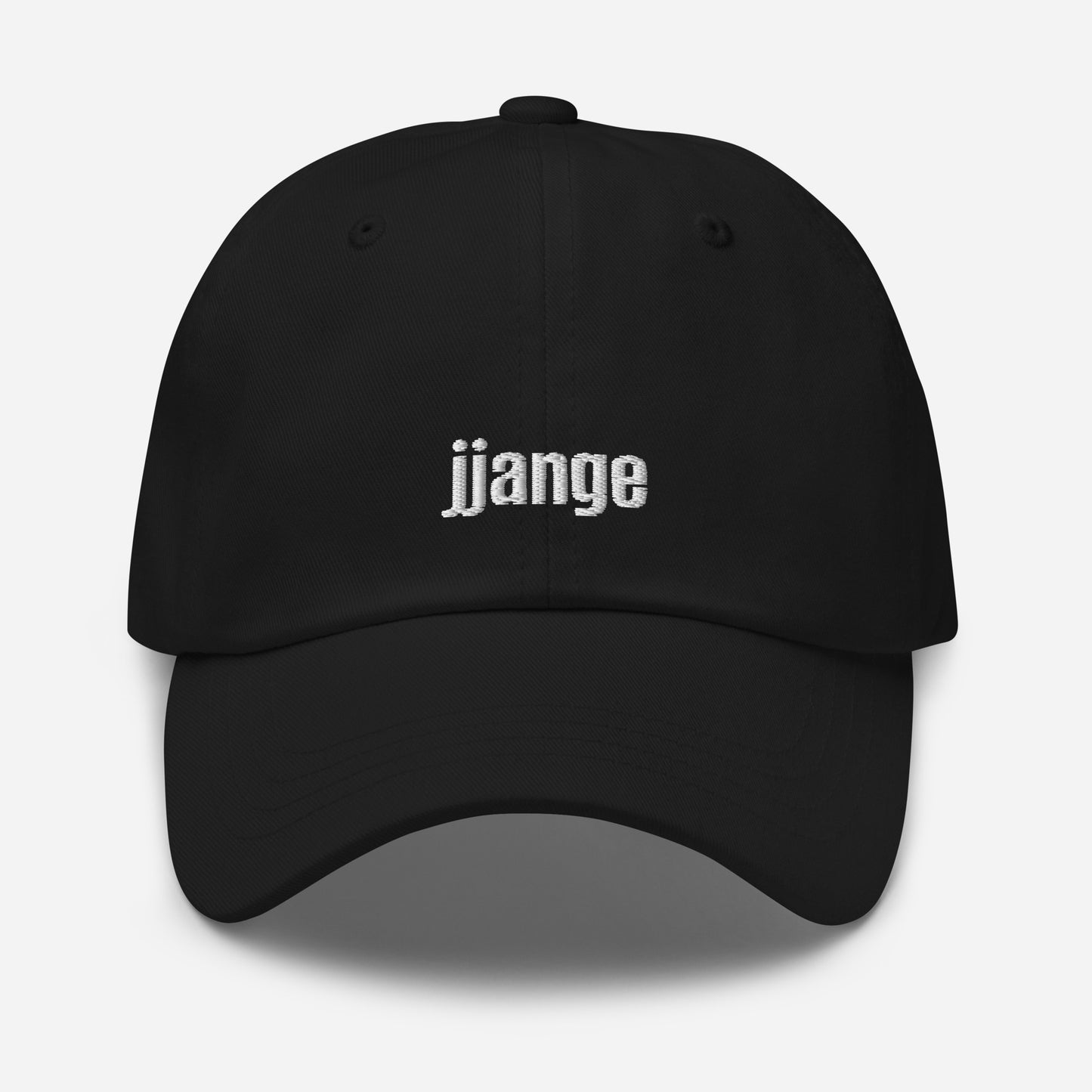 "jjange" Embroidered Logo Baseball Cap