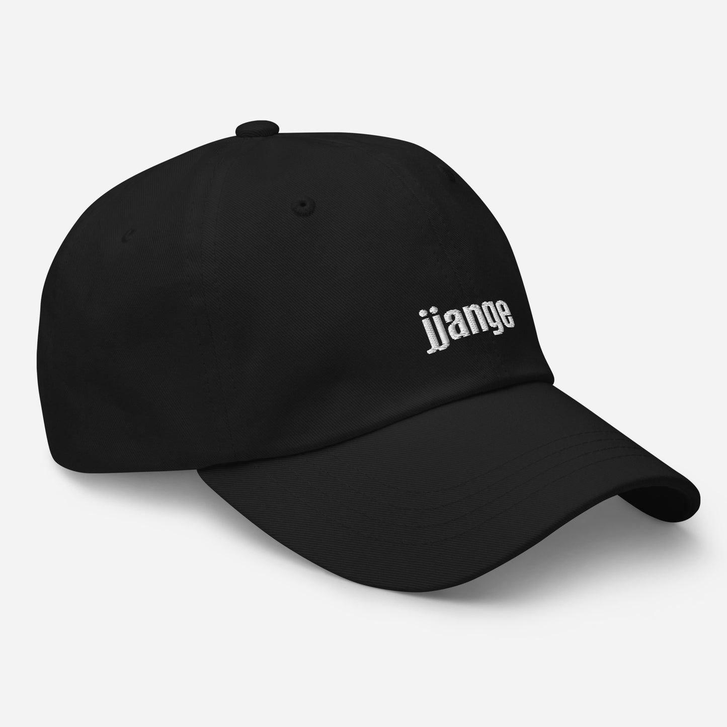 "jjange" Embroidered Logo Baseball Cap