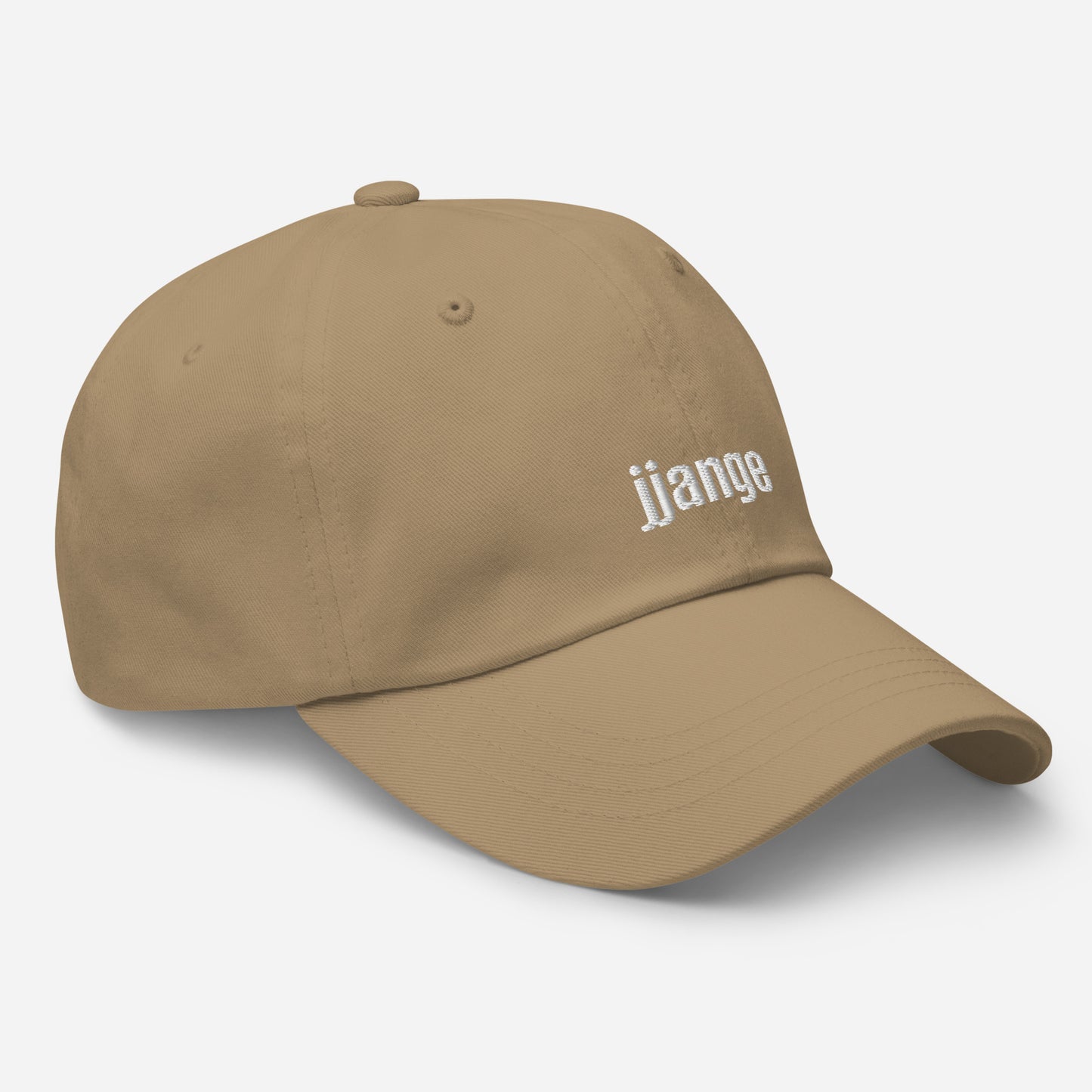 "jjange" Embroidered Logo Baseball Cap