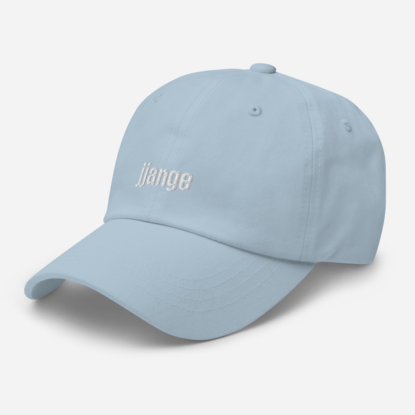 "jjange" Embroidered Logo Baseball Cap