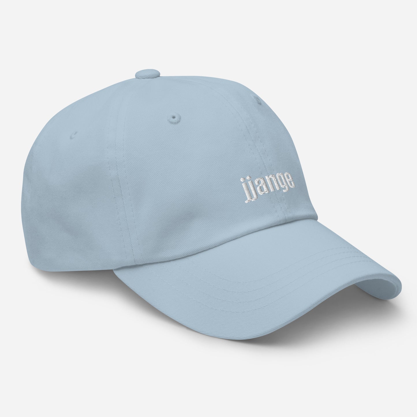 "jjange" Embroidered Logo Baseball Cap