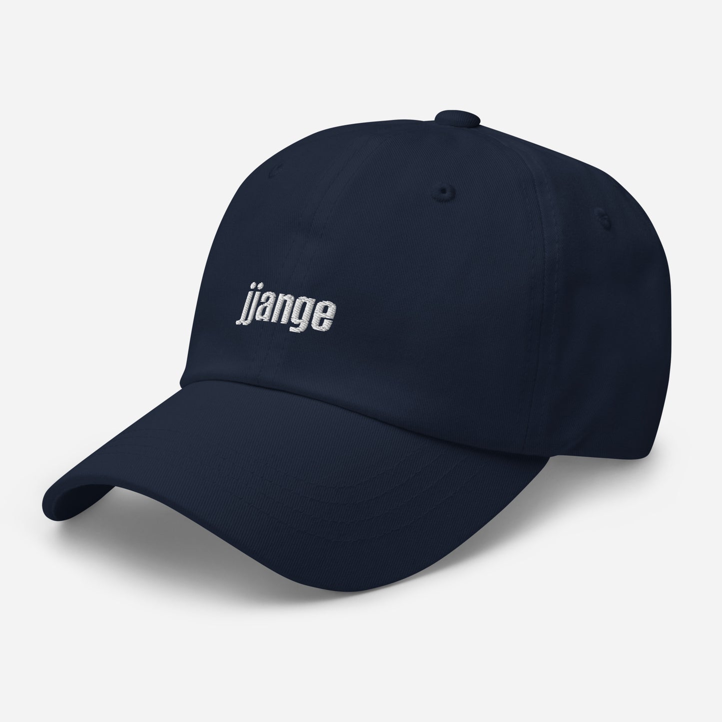 "jjange" Embroidered Logo Baseball Cap