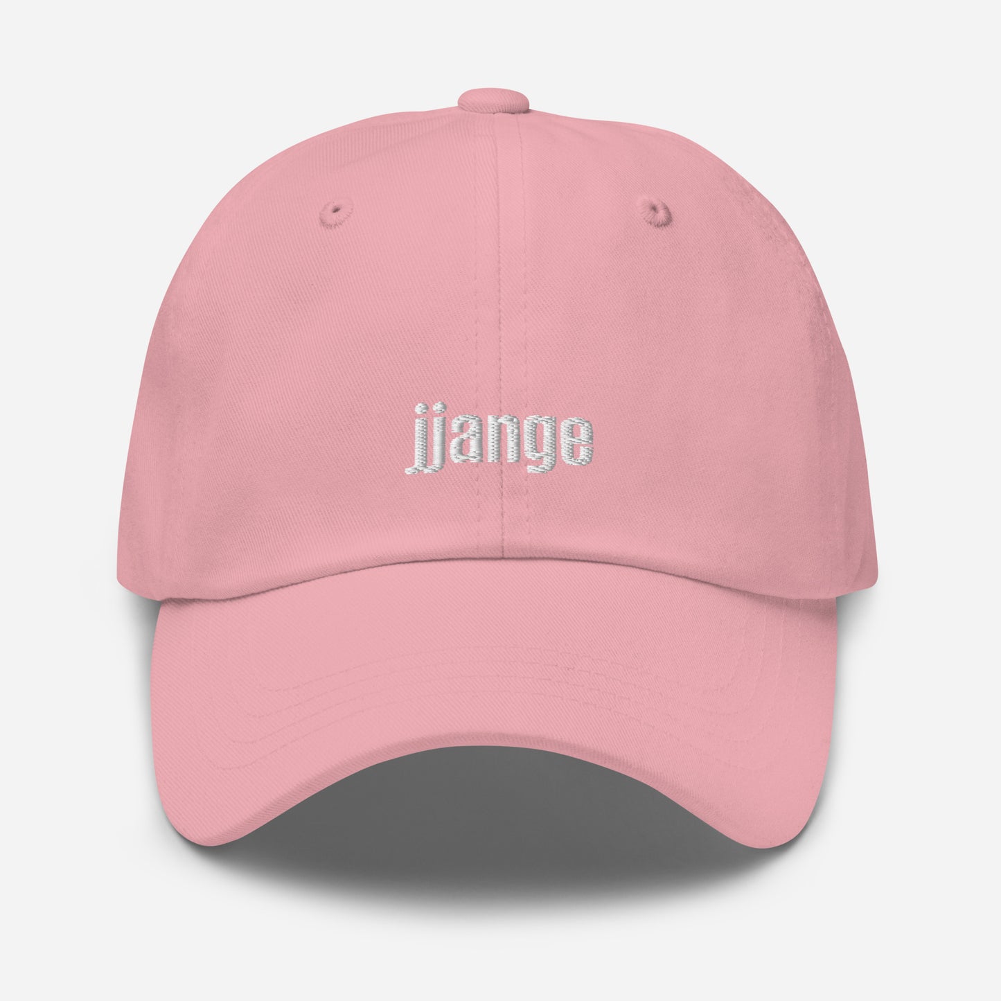 "jjange" Embroidered Logo Baseball Cap