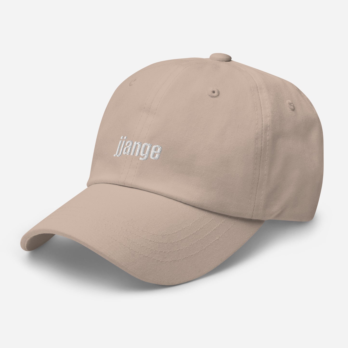 "jjange" Embroidered Logo Baseball Cap