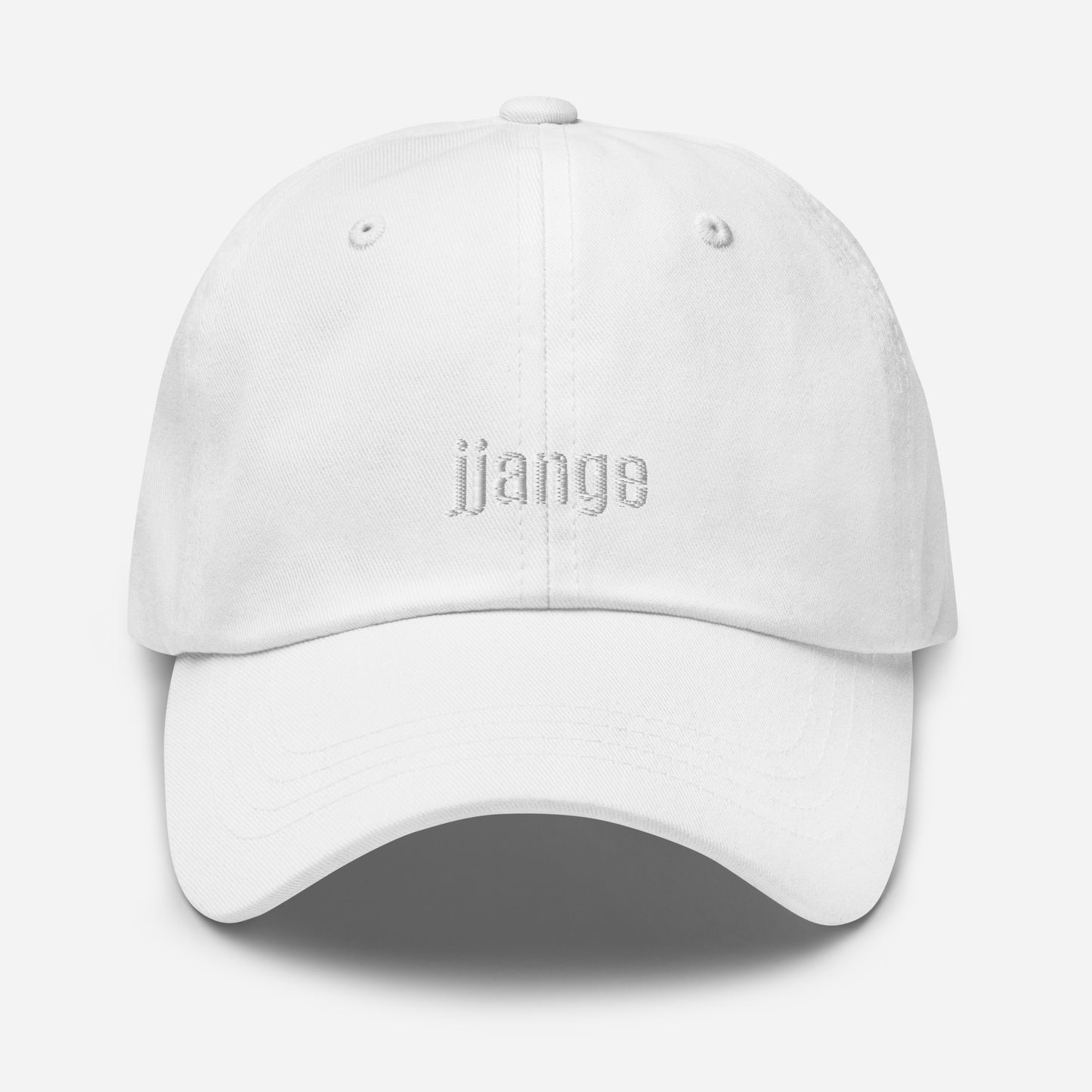 "jjange" Embroidered Logo Baseball Cap