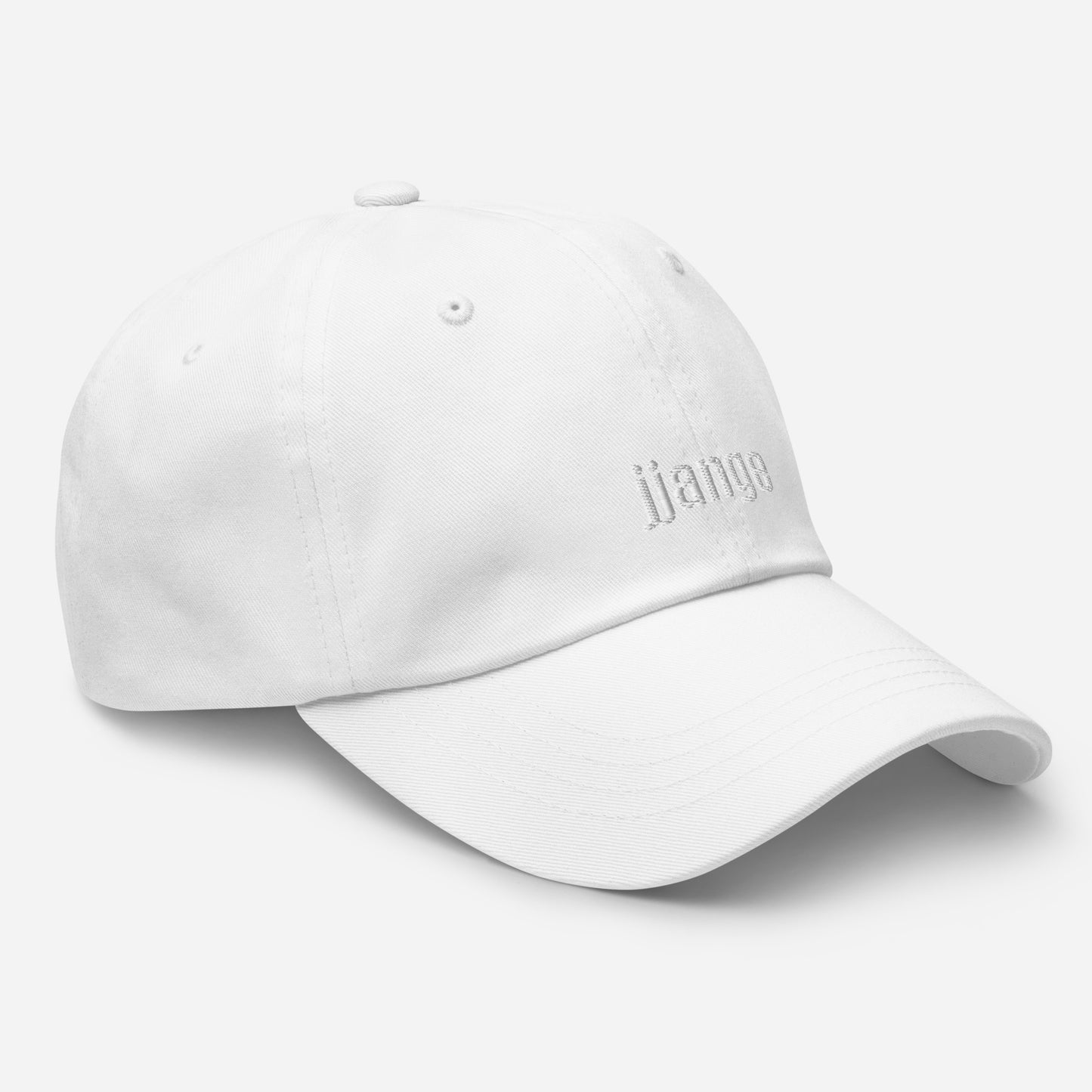 "jjange" Embroidered Logo Baseball Cap