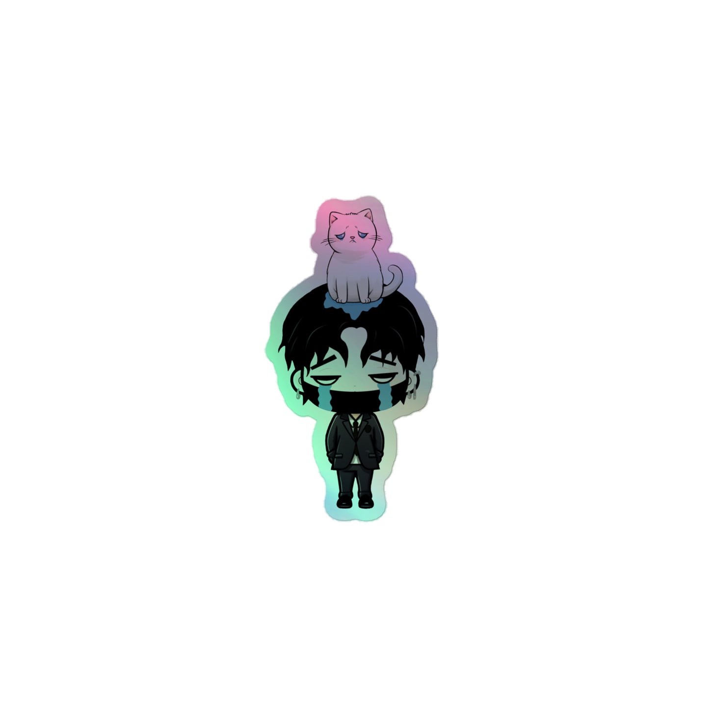 JJang E x Mochi "Holy" Holographic Stickers (Sad ver.)