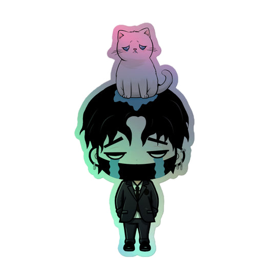 JJang E x Mochi "Holy" Holographic Stickers (Sad ver.)